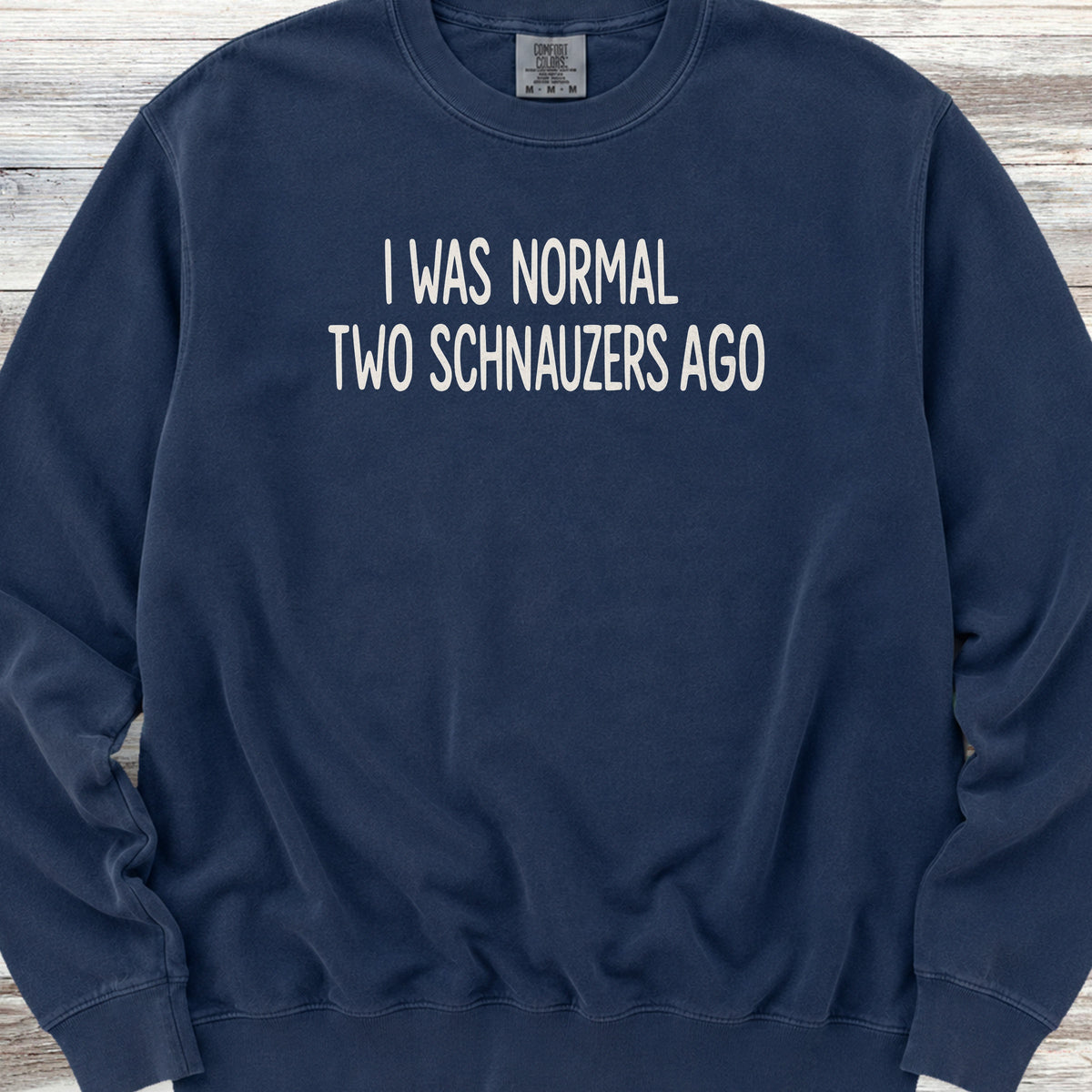 Schnauzer Normal Sweatshirt - True Navy