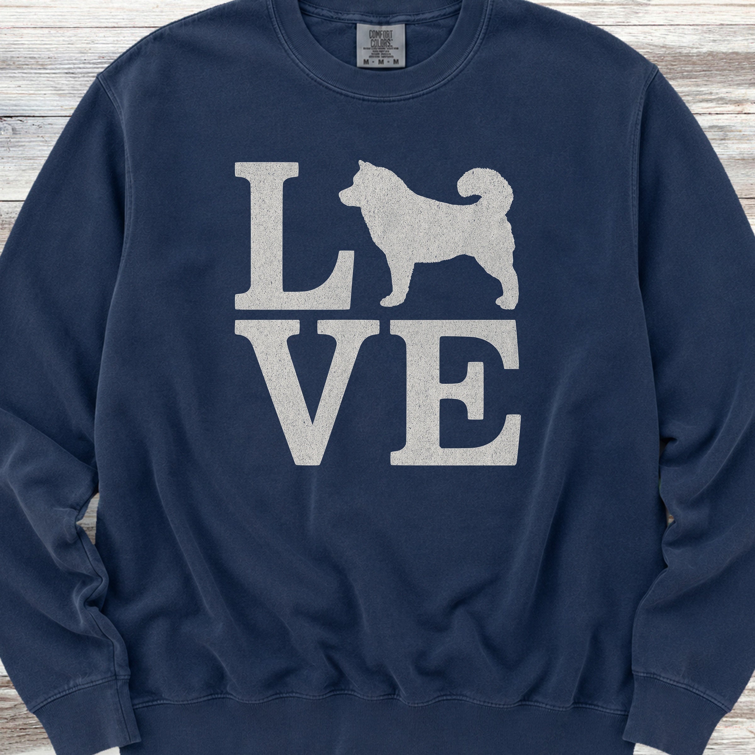 Malamute Love Sweatshirt - True Navy