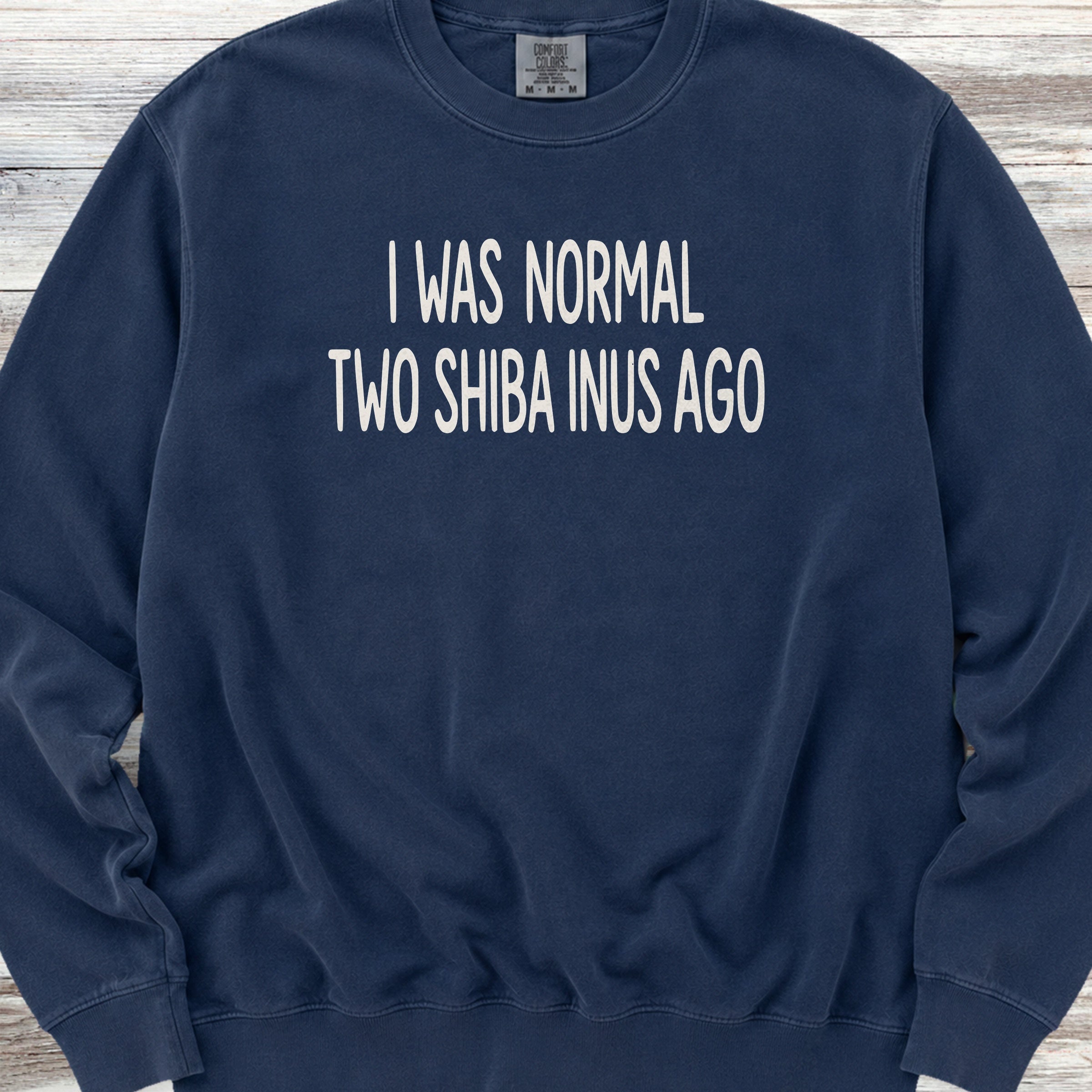 Shiba Inu Normal Sweatshirt - True Navy