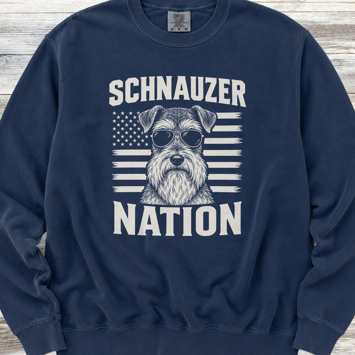 Schnauzer Nation Sweatshirt - True Navy