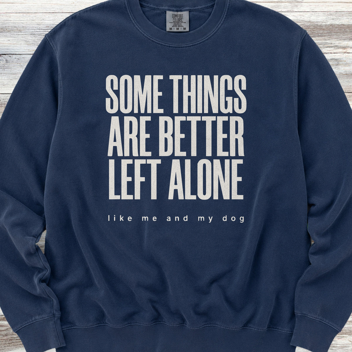 Dog Introvert Sweatshirt - True Navy