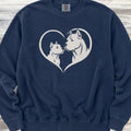 Cane Corso Heart Bond Sweatshirt - True Navy