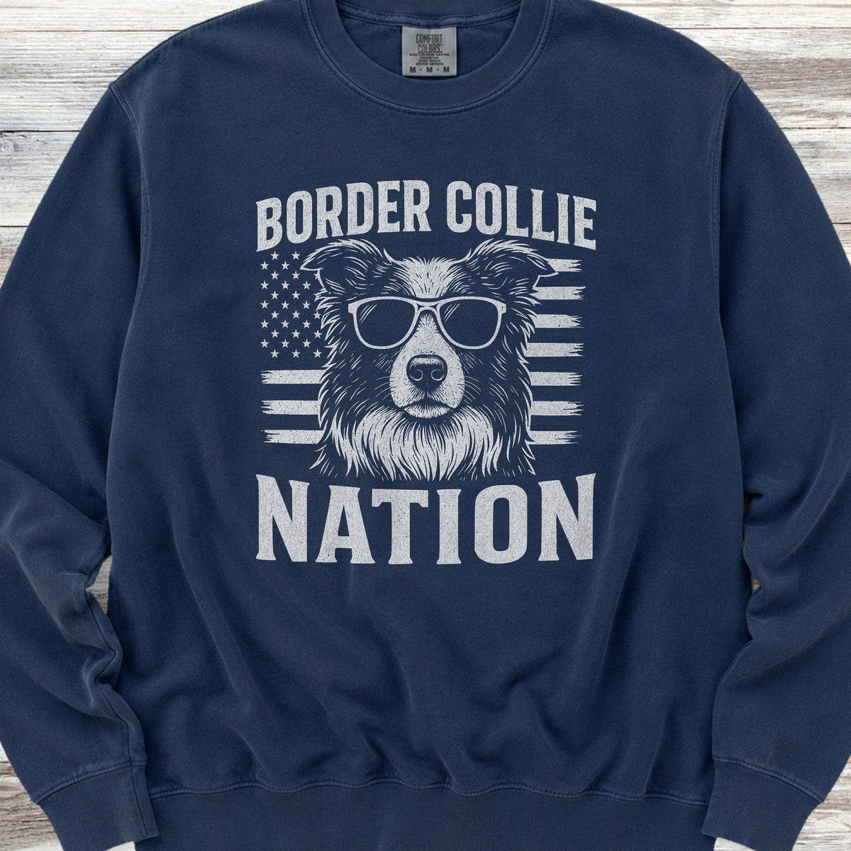 Border Collie Nation Sweatshirt - True Navy