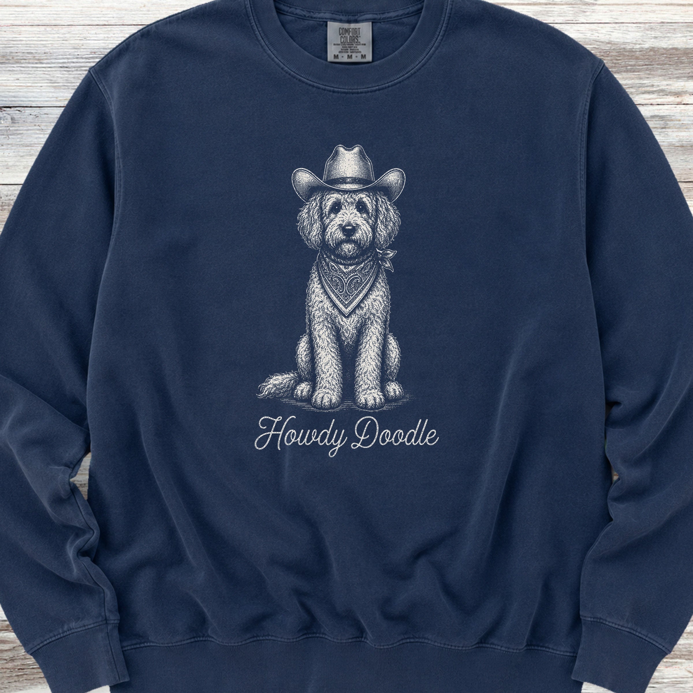 Doodle Howdy Doodle Sweatshirt - True Navy