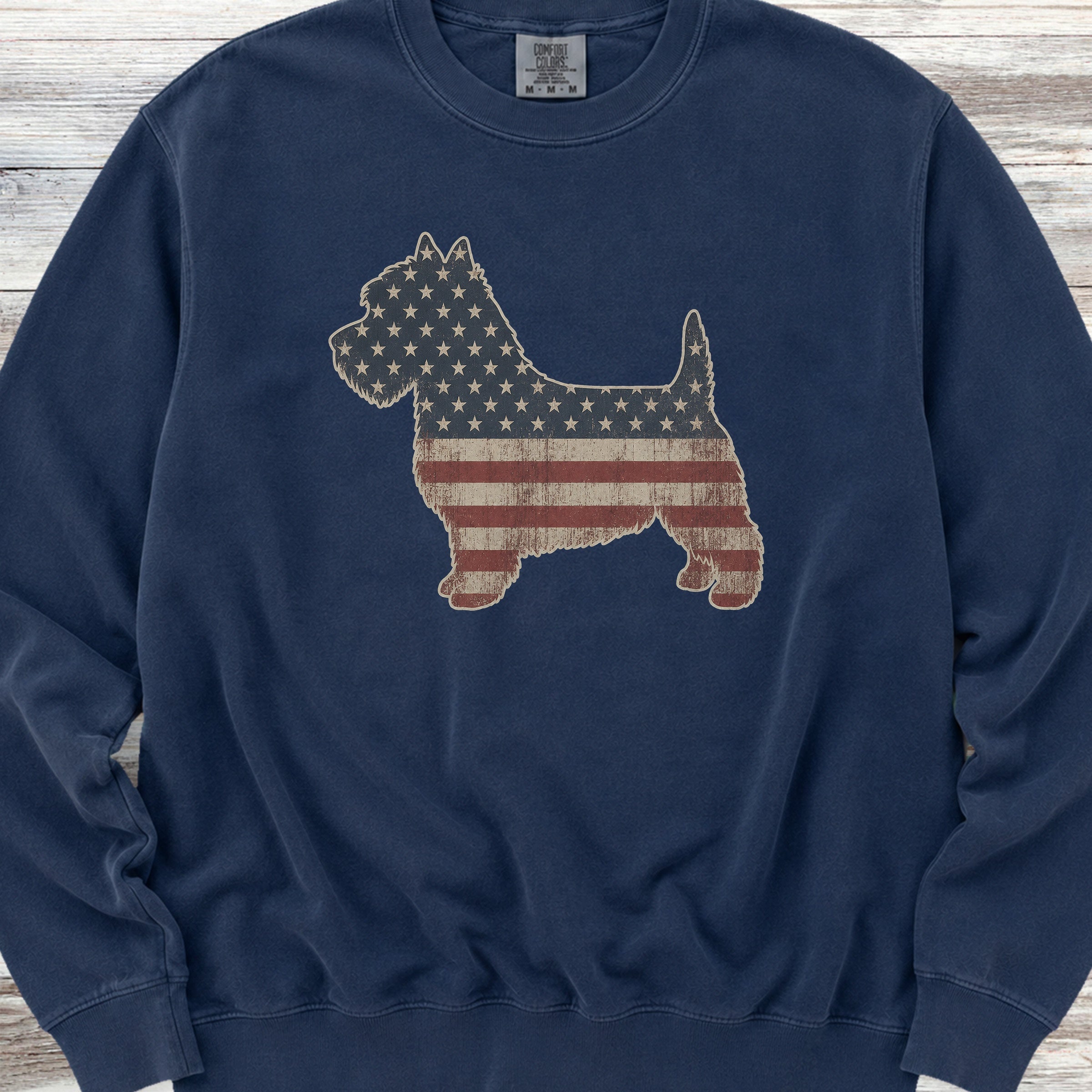 West Highland Vintage USA Sweatshirt - True Navy