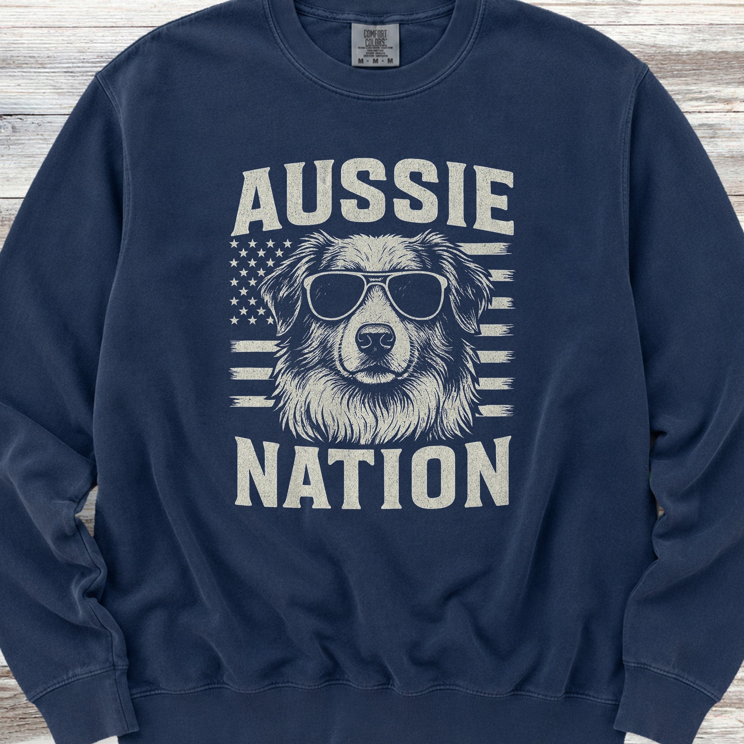 Australian Shepherd Nation Sweatshirt - True Navy