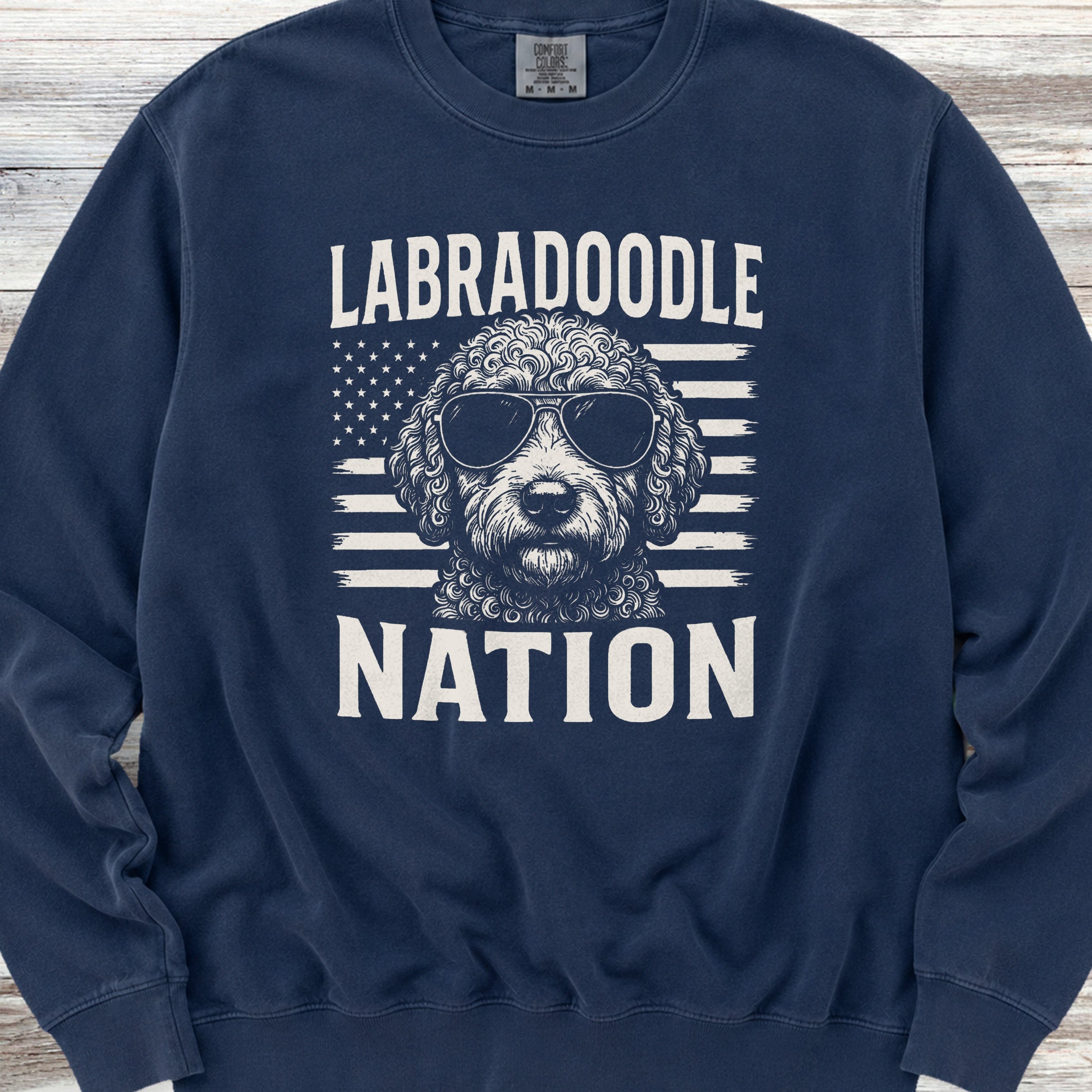 Labradoodle Nation Sweatshirt - True Navy