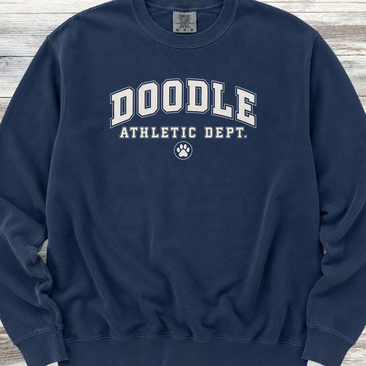 Doodle Athletic Dept Sweatshirt - True Navy