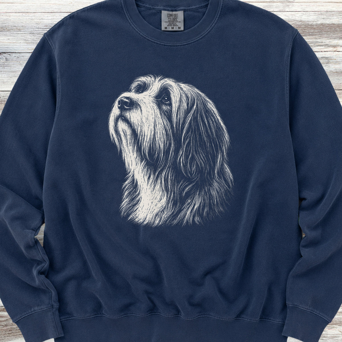 Bearded Collie Loyalty Sweatshirt - True Navy
