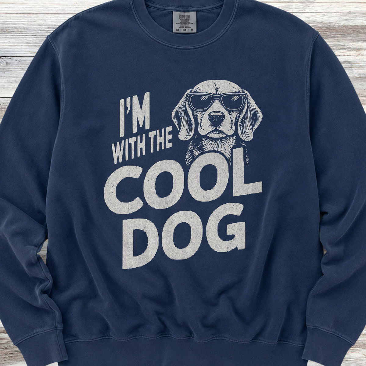 Cool Dog Beagle Sweatshirt - True Navy