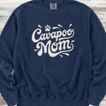 Cavapoo Groovy Mom Sweatshirt - True Navy