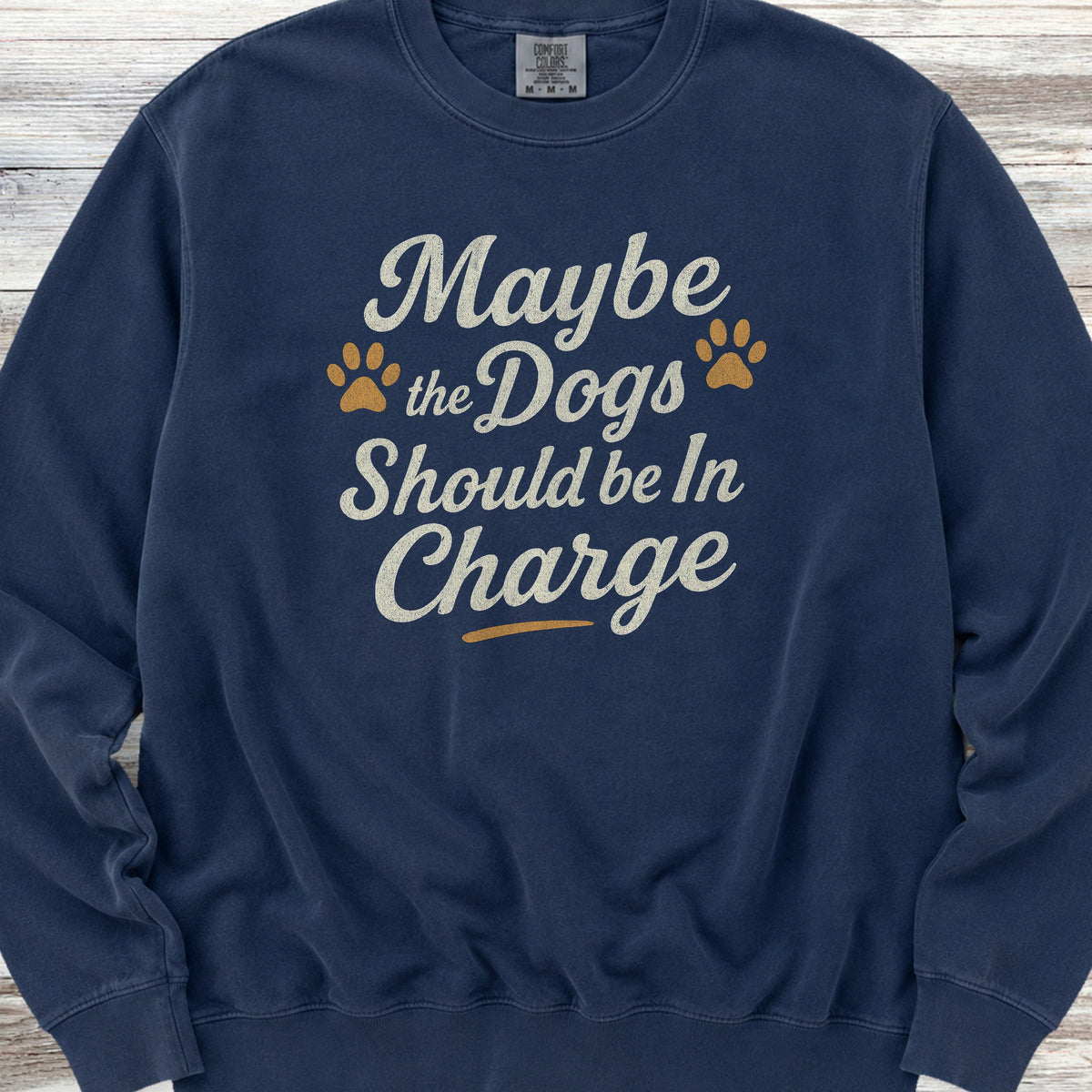 Dogs In Charge Sweatshirt - True Navy