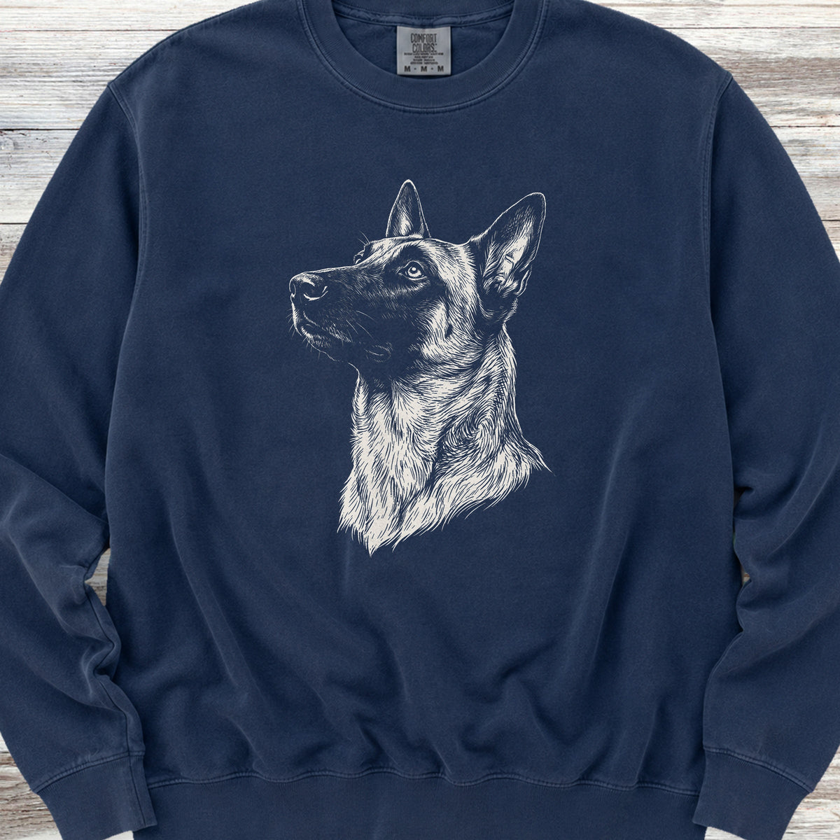 Belgian Malinois Loyalty Sweatshirt - True Navy