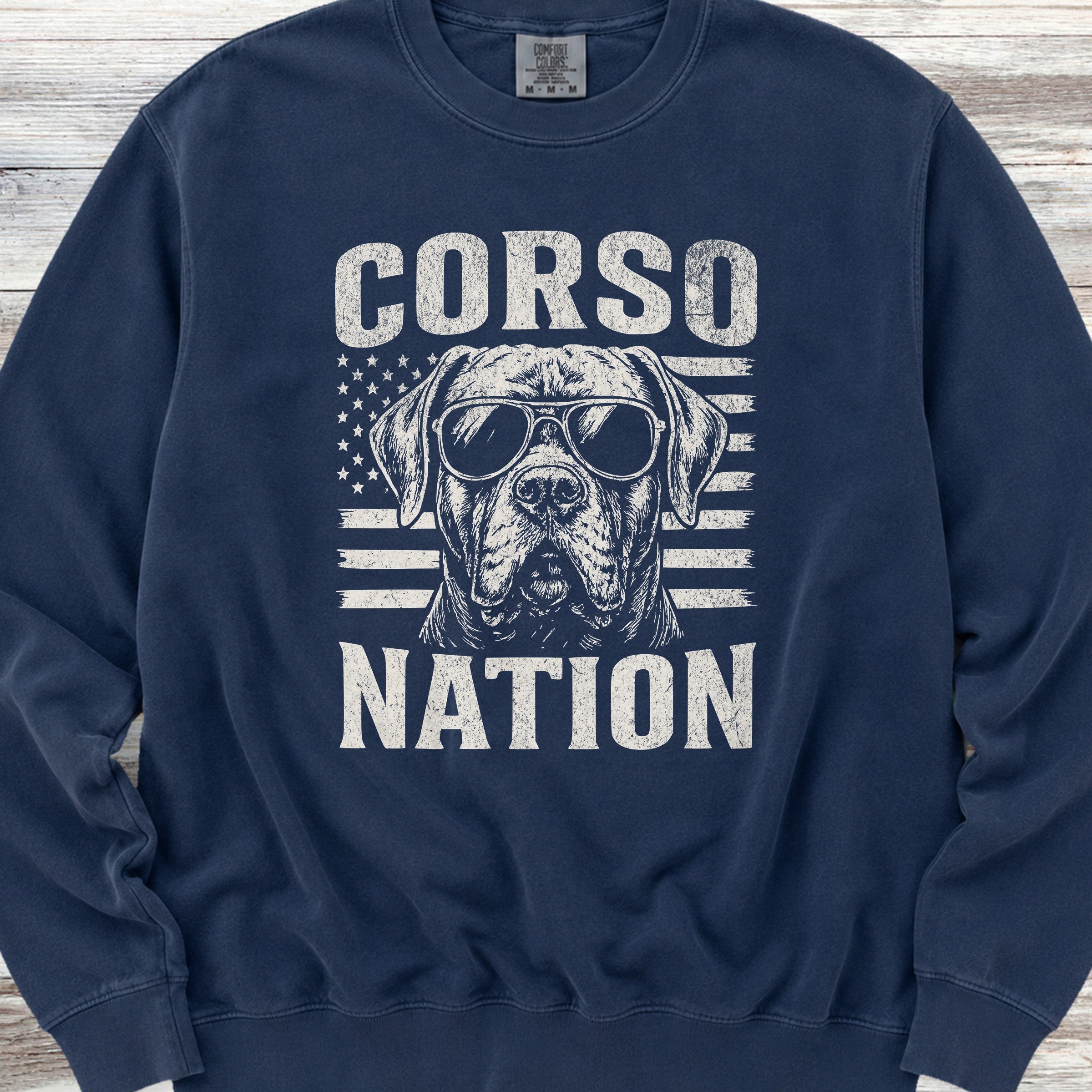 Cane Corso Nation Sweatshirt - True Navy