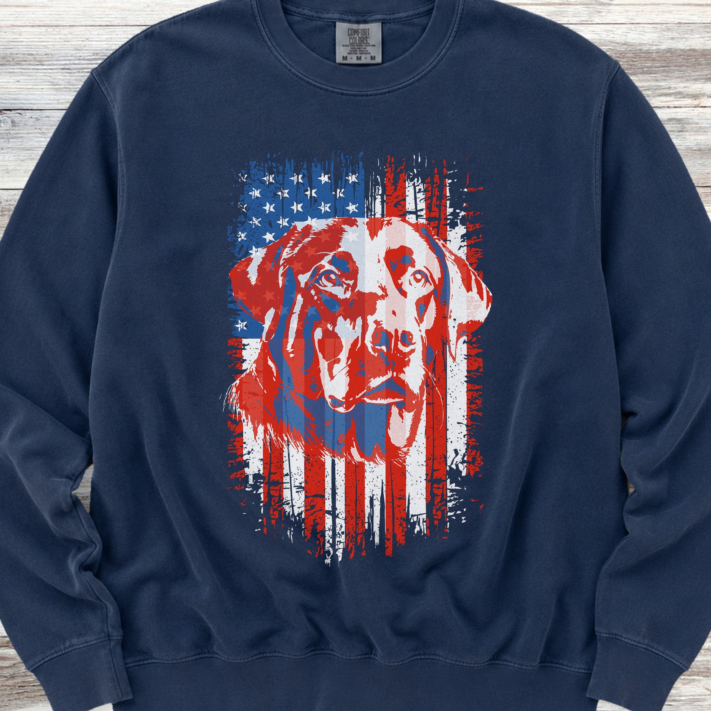 Labrador Retriever USA Sweatshirt - True Navy