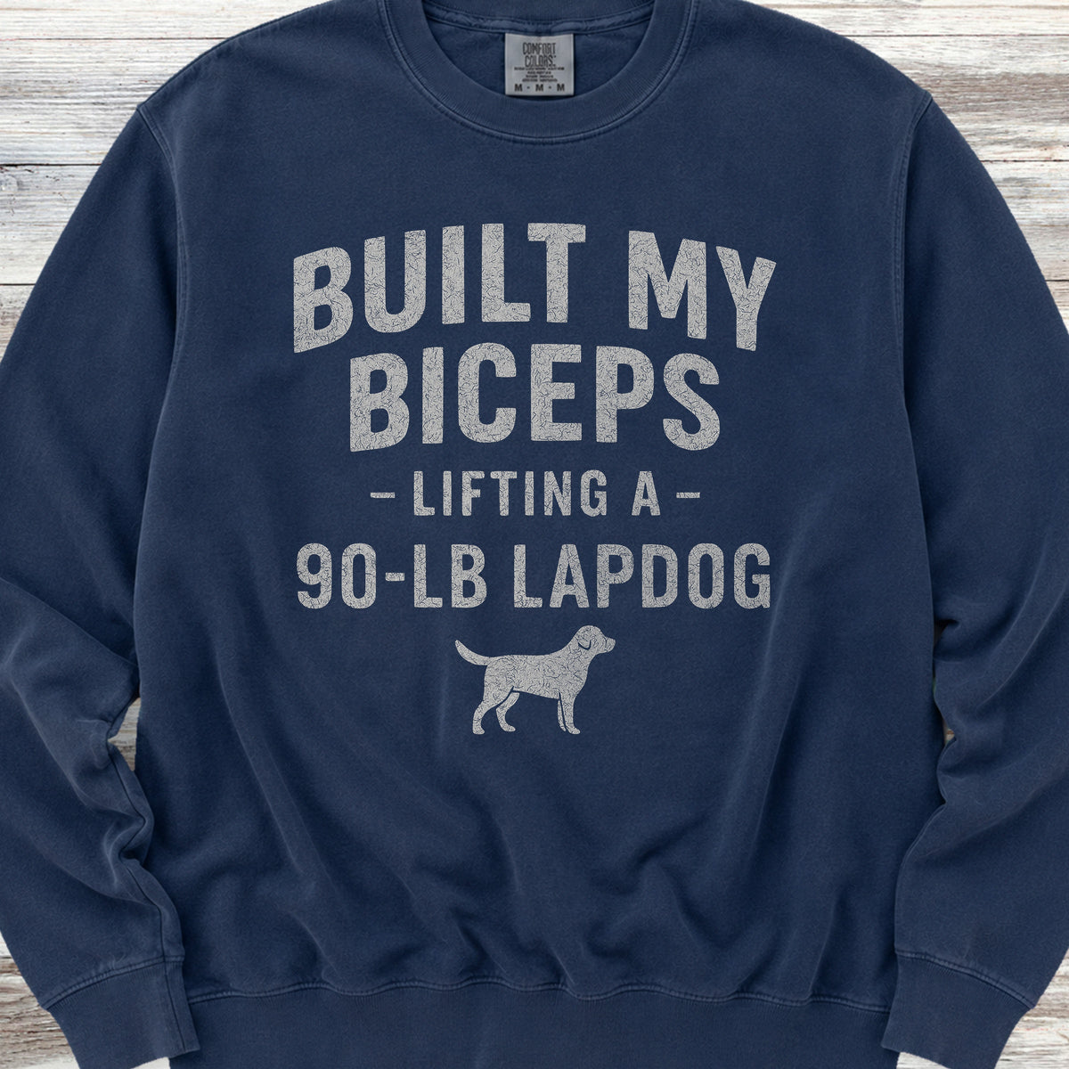 Built My Biceps Sweatshirt - True Navy