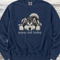 Alaskan Malamute Nope Sweatshirt - True Navy