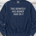 Bernese Mountain Dog Hair Sweatshirt - True Navy