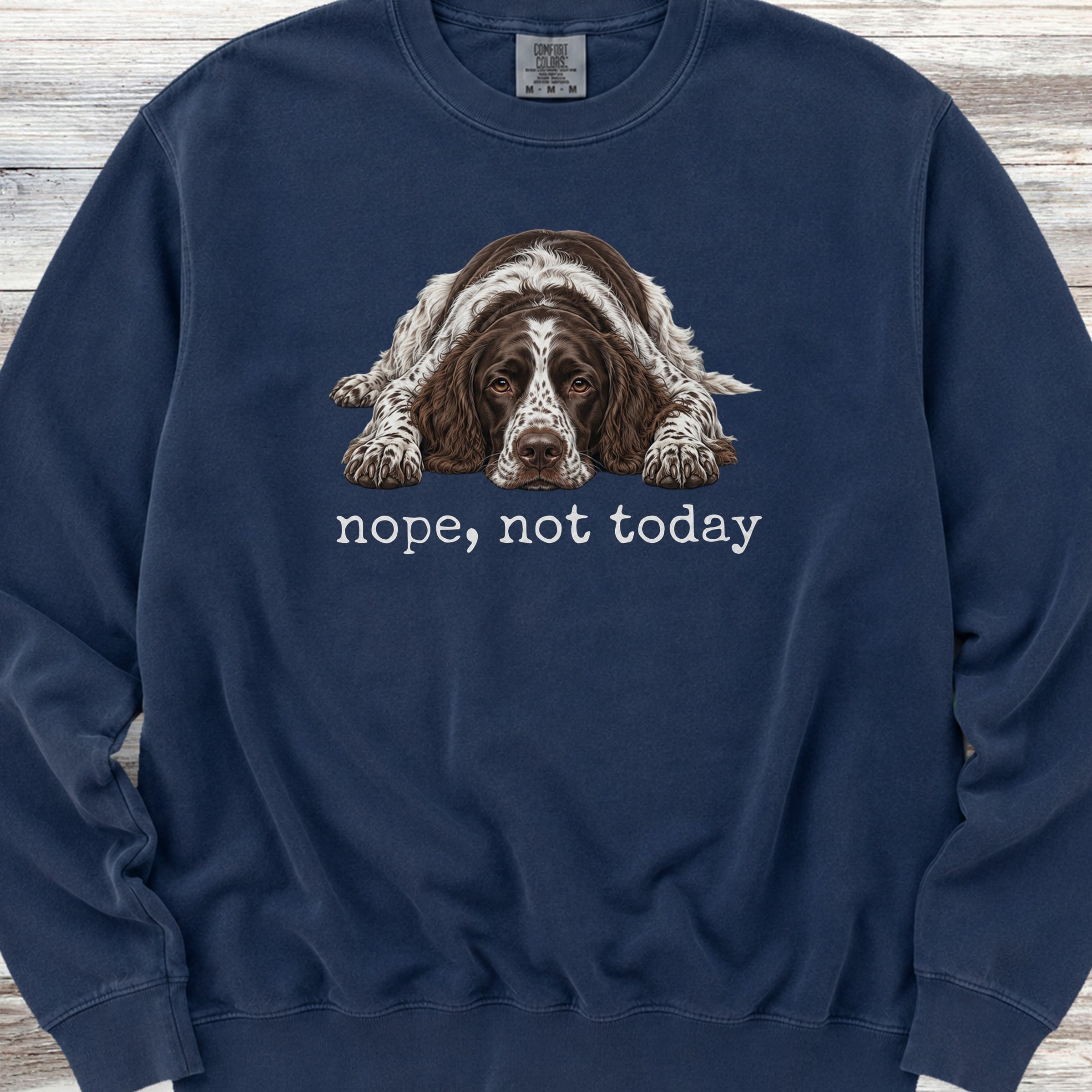 English Springer Spaniel Nope Sweatshirt - True Navy