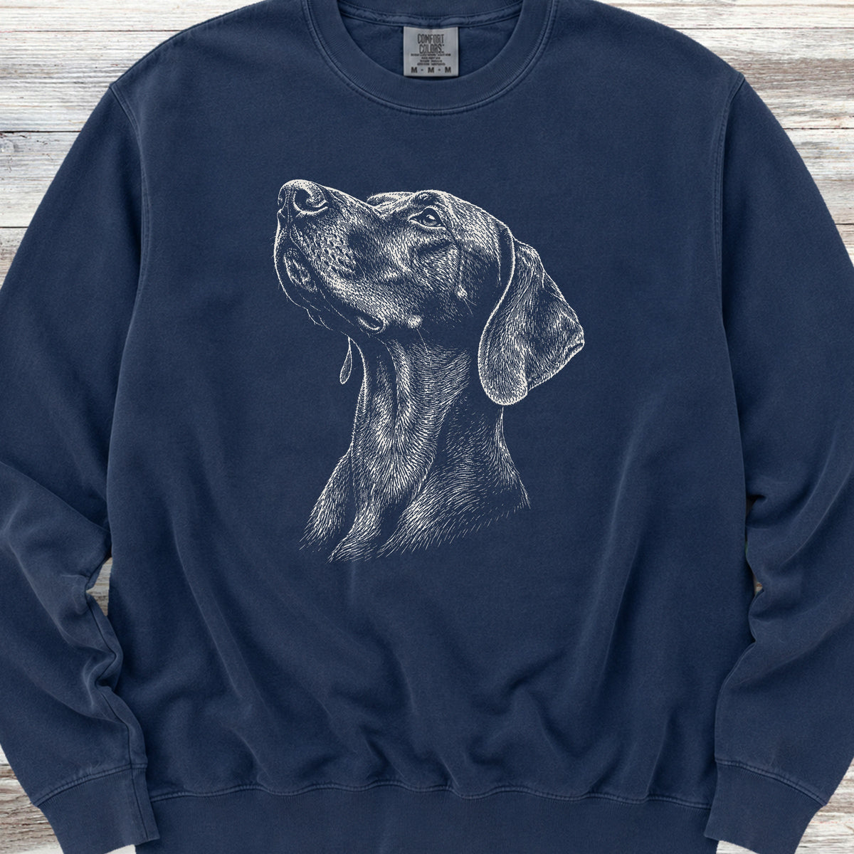 Weimaraner Loyalty Sweatshirt - True Navy