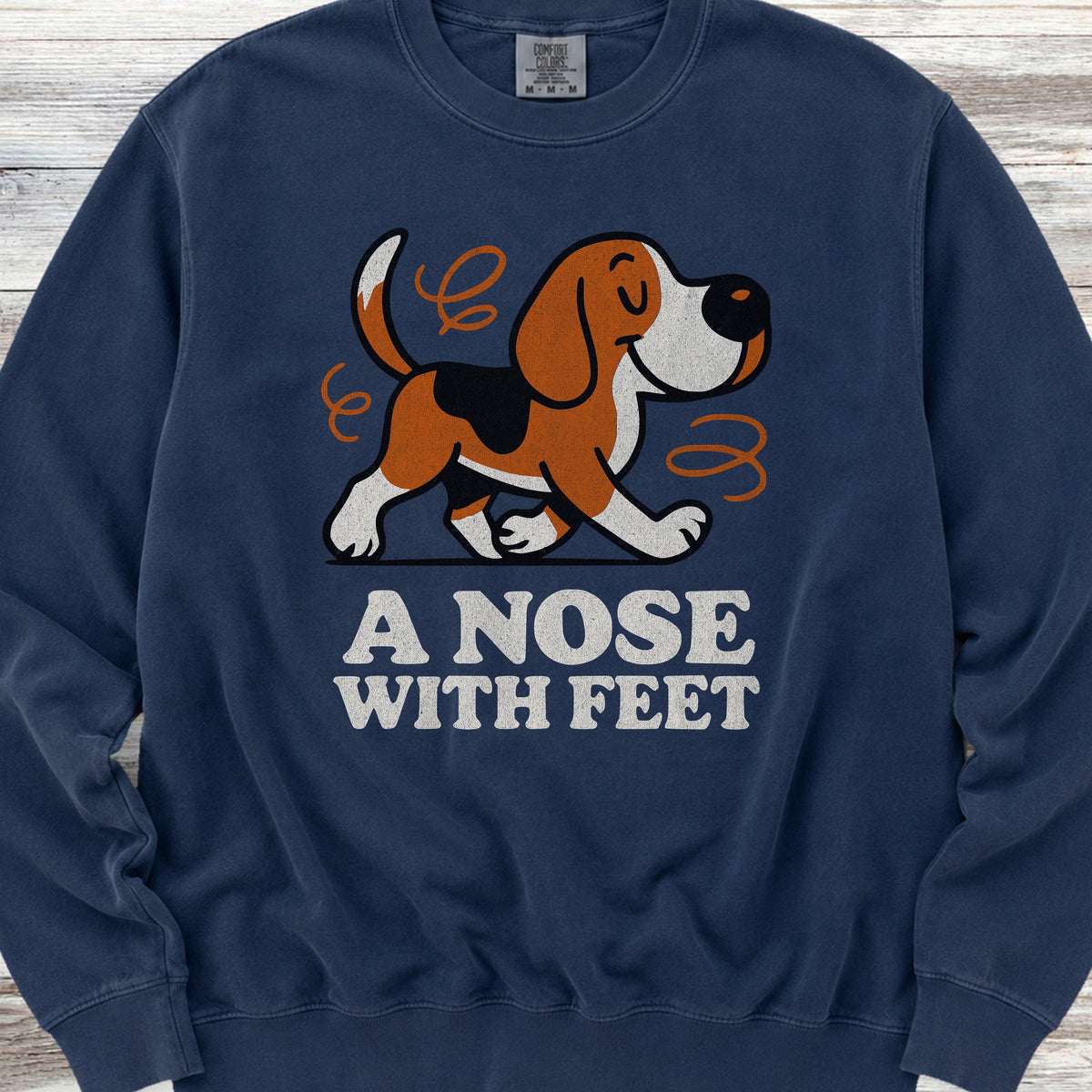Beagle Nose Sweatshirt - True Navy