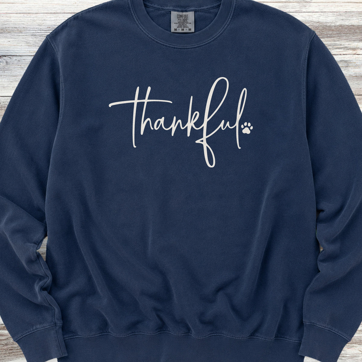 Thankful Sweatshirt - True Navy