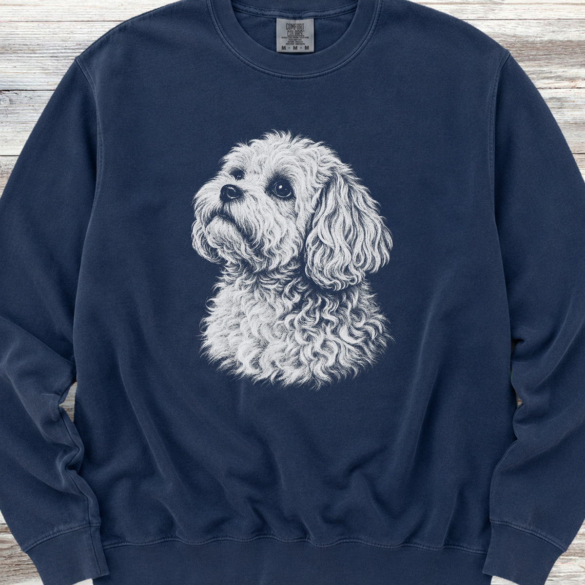 Maltipoo Loyalty Sweatshirt - True Navy