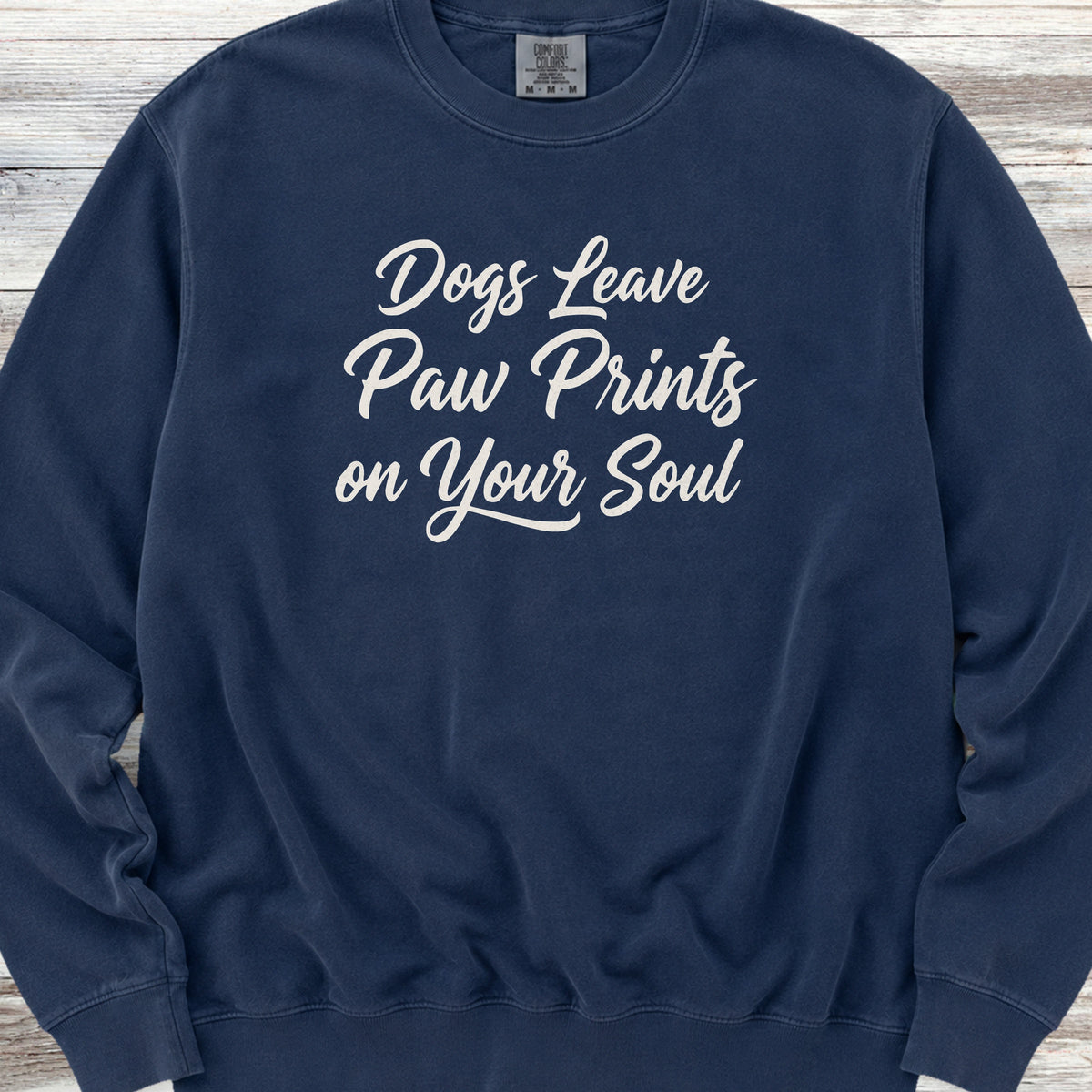 Paw Prints on Your Soul Sweatshirt - True Navy