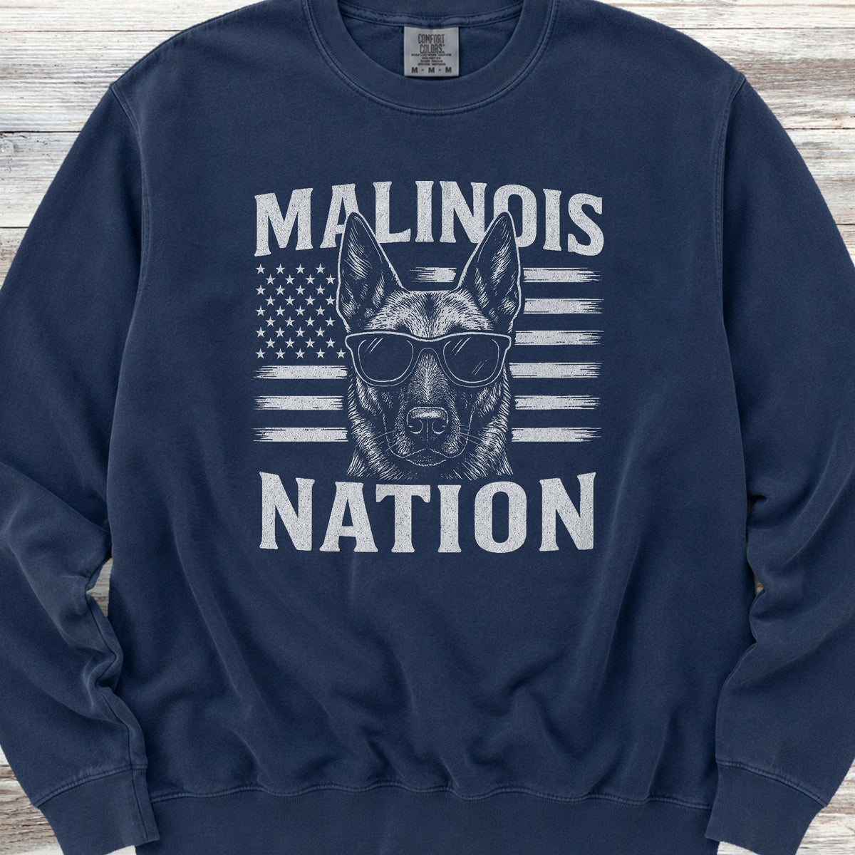 Belgian Malinois Nation Sweatshirt - True Navy