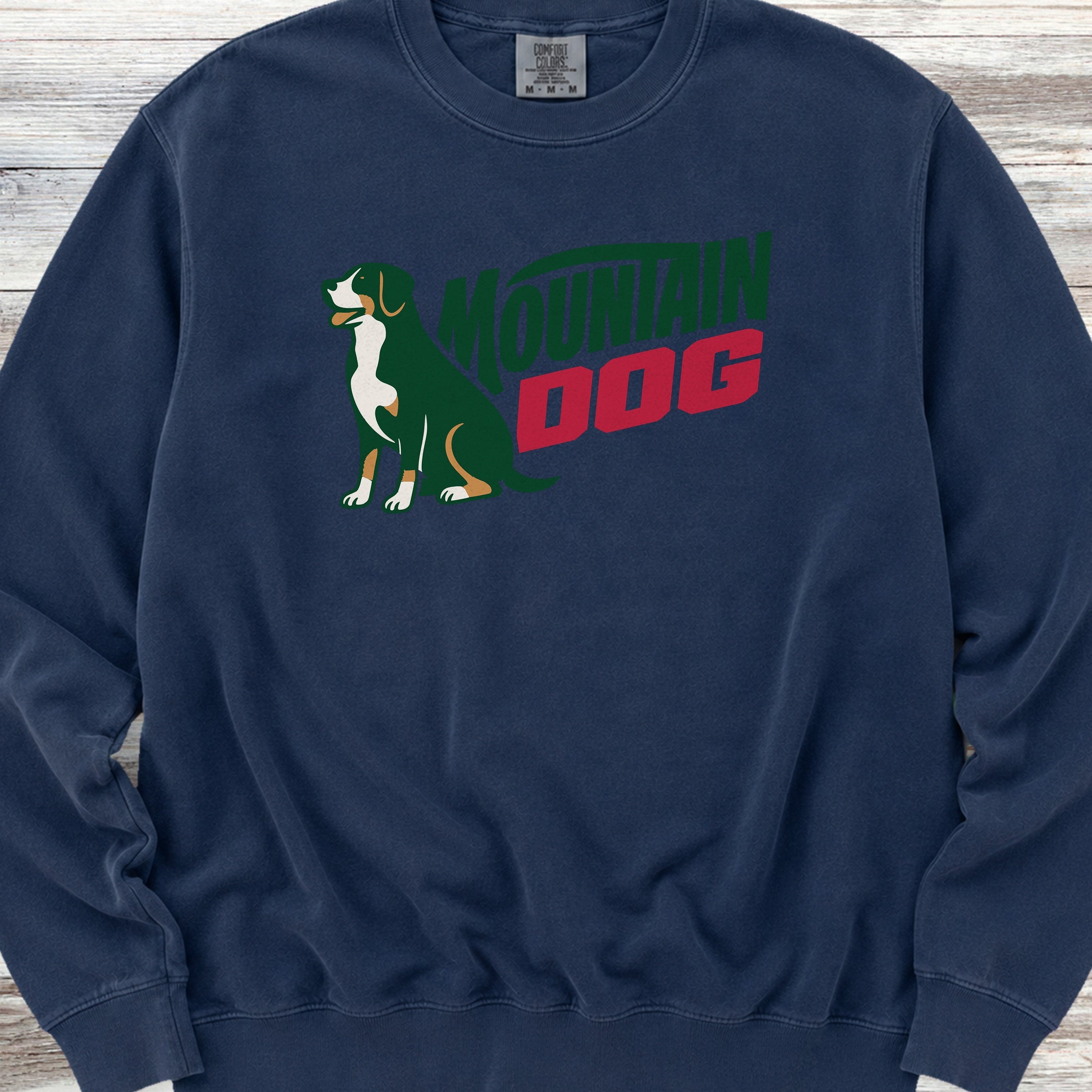 Swiss Mountain Dog Sweatshirt - True Navy