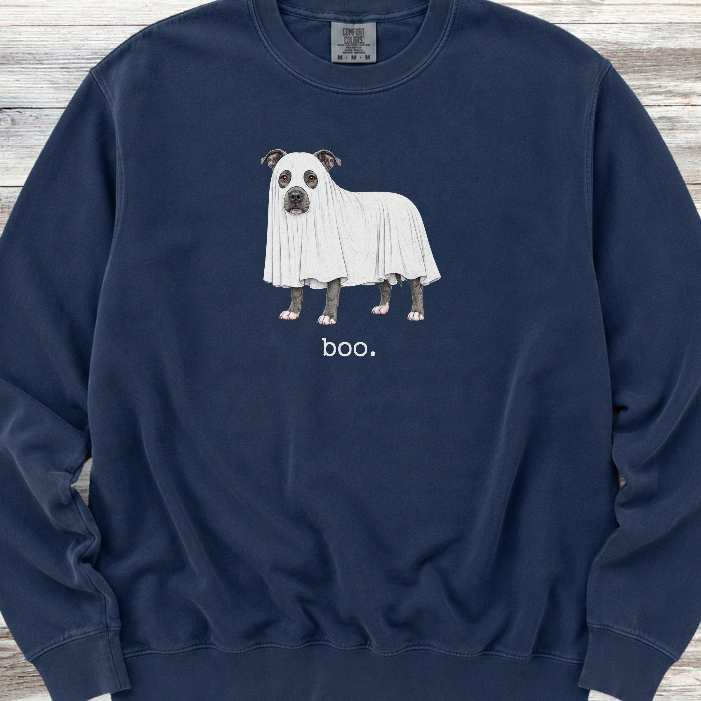 Pit Bull Boo Sweatshirt - True Navy