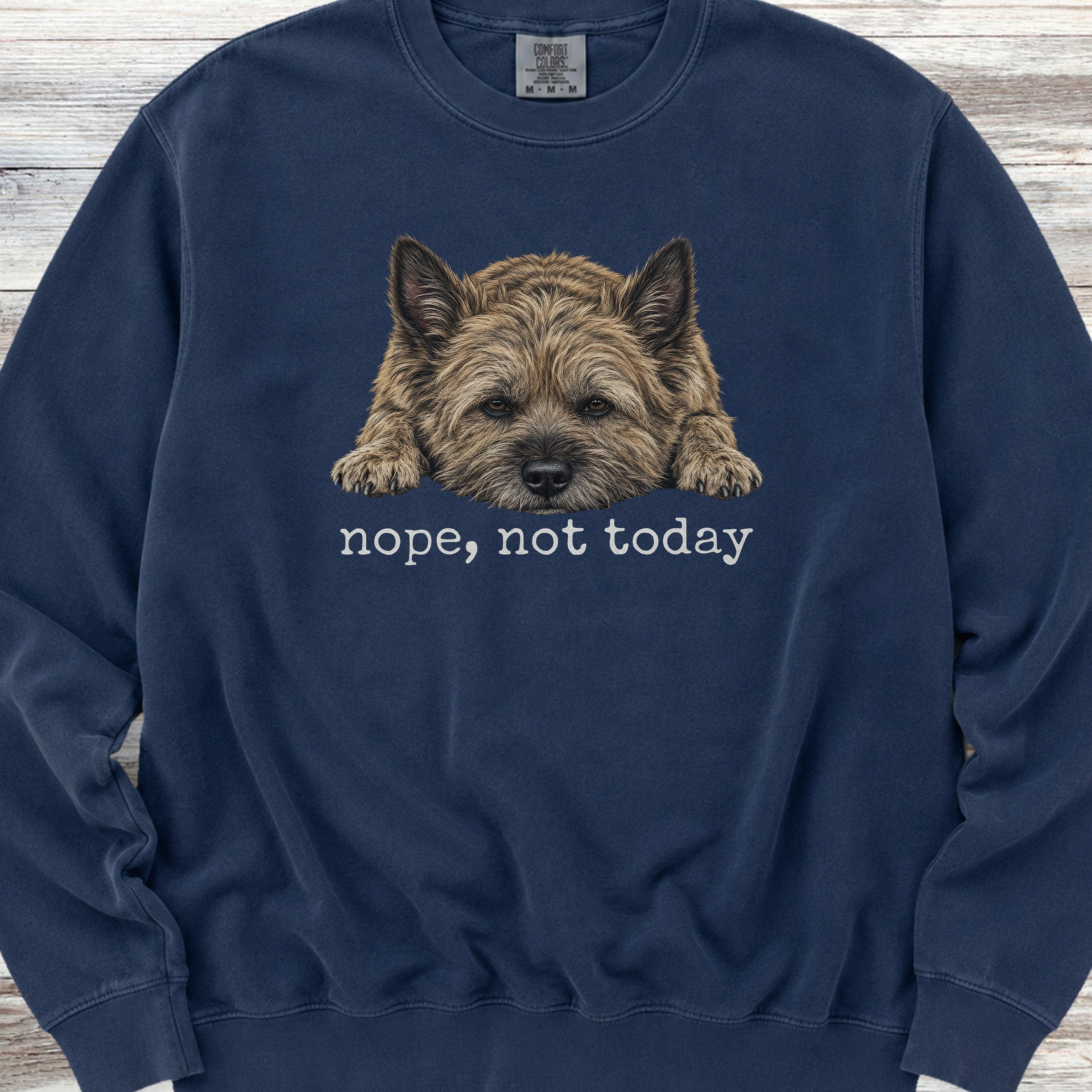 Cairn Terrier Nope Sweatshirt - True Navy