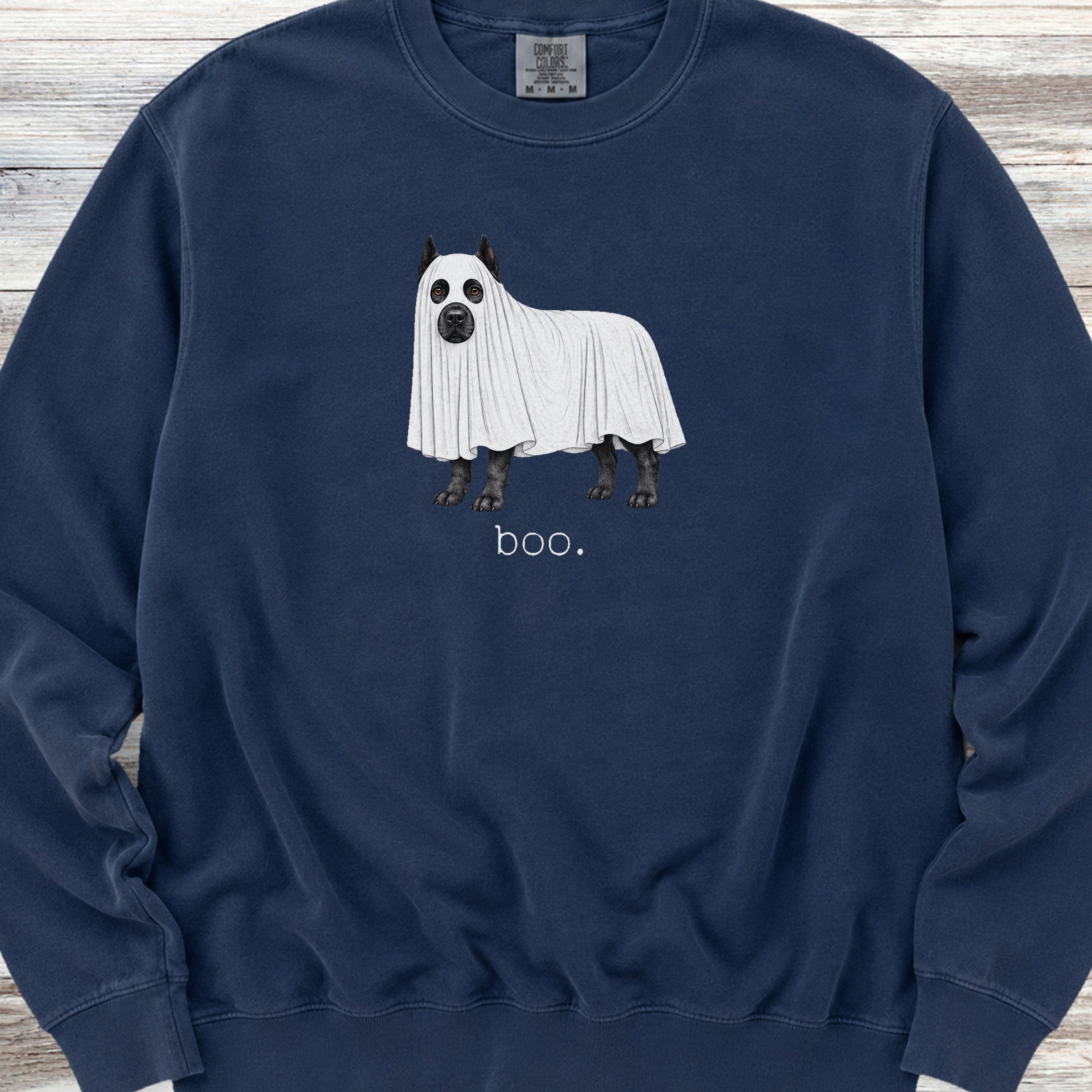 Cane Corso Boo Sweatshirt - True Navy