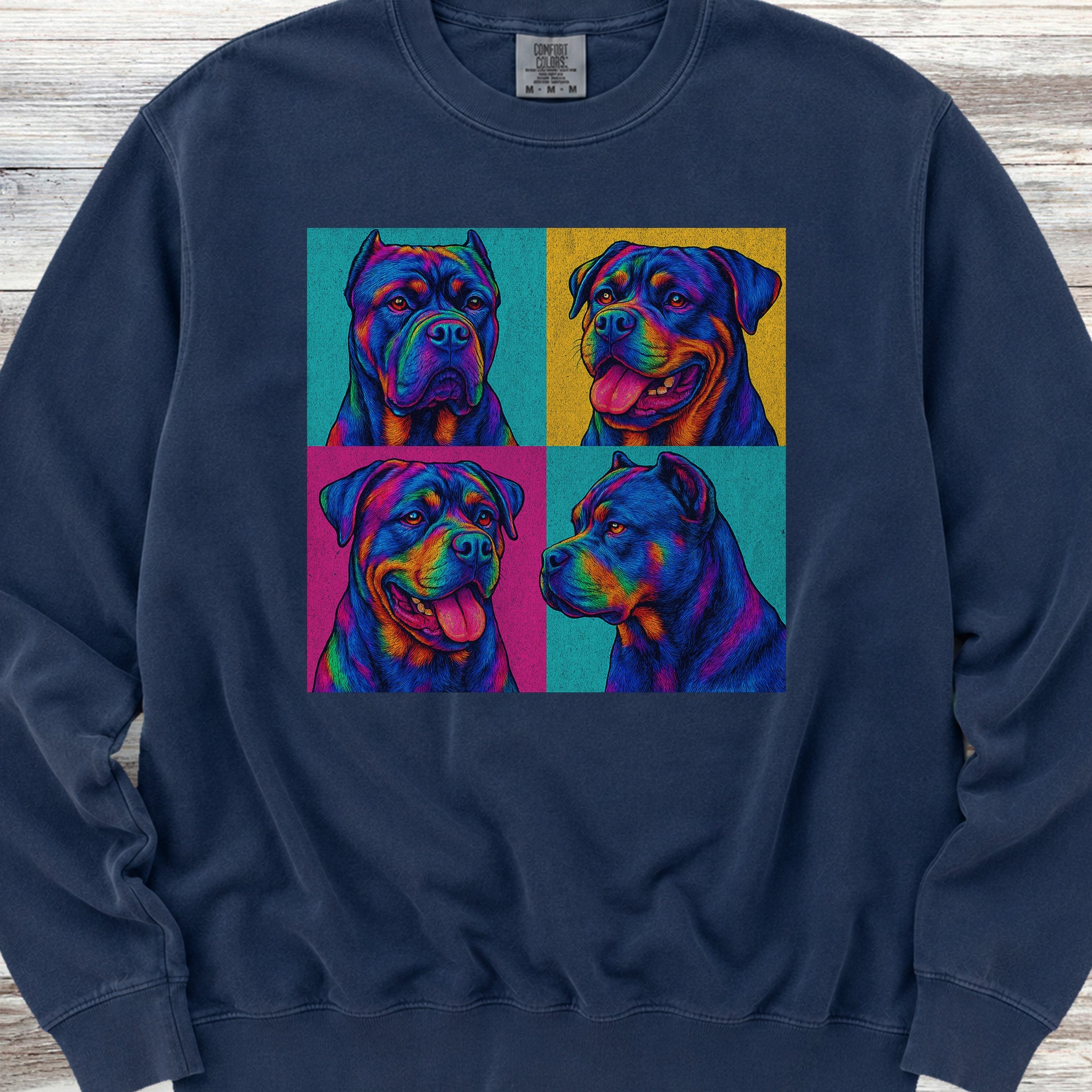 Cane Corso Pop Art Sweatshirt - True Navy