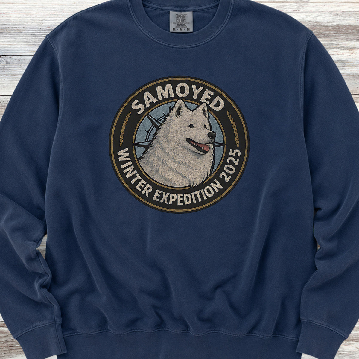 Samoyed Winter Expedition 2025 Sweatshirt - True Navy
