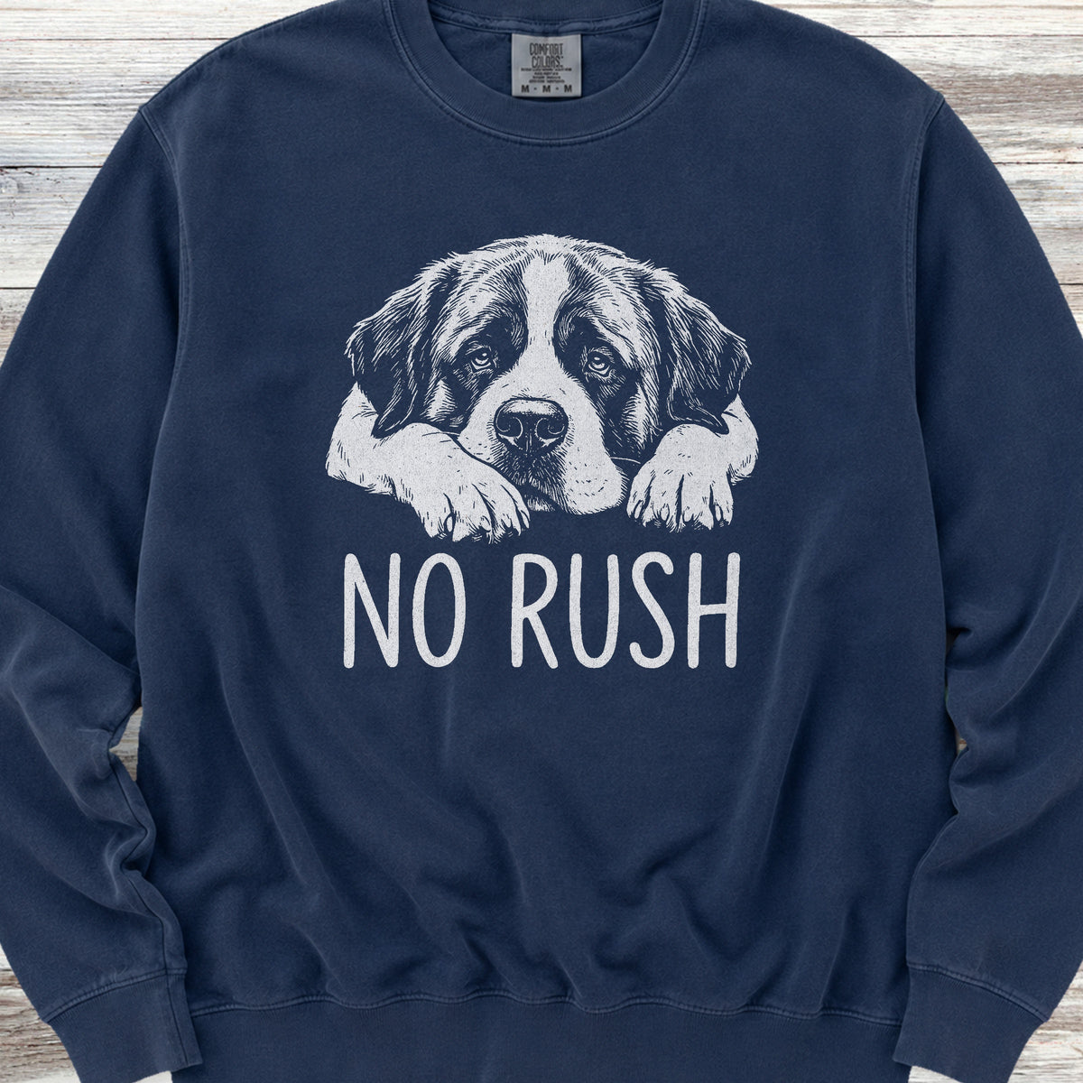 Saint Bernard No Rush Sweatshirt - True Navy
