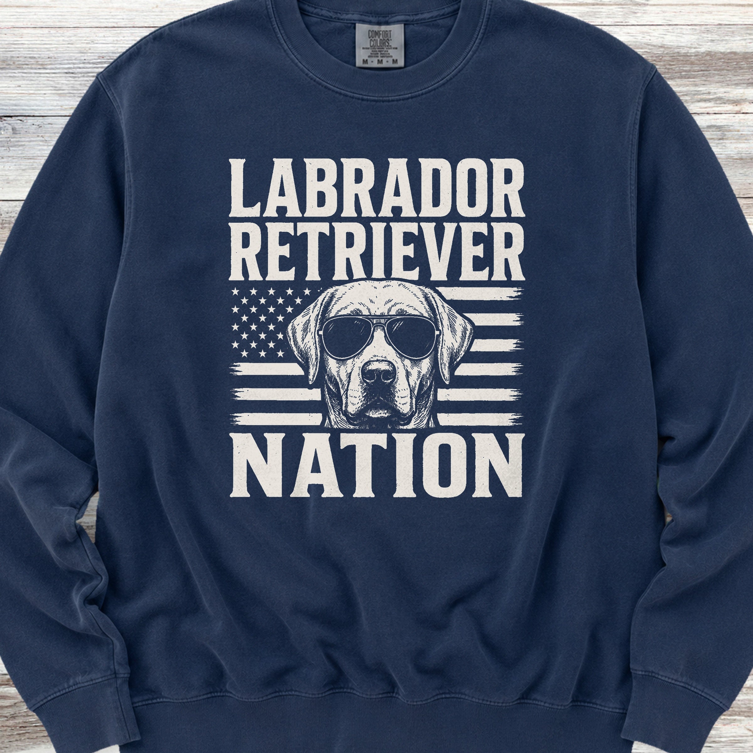 Labrador Retriever Nation Sweatshirt - True Navy