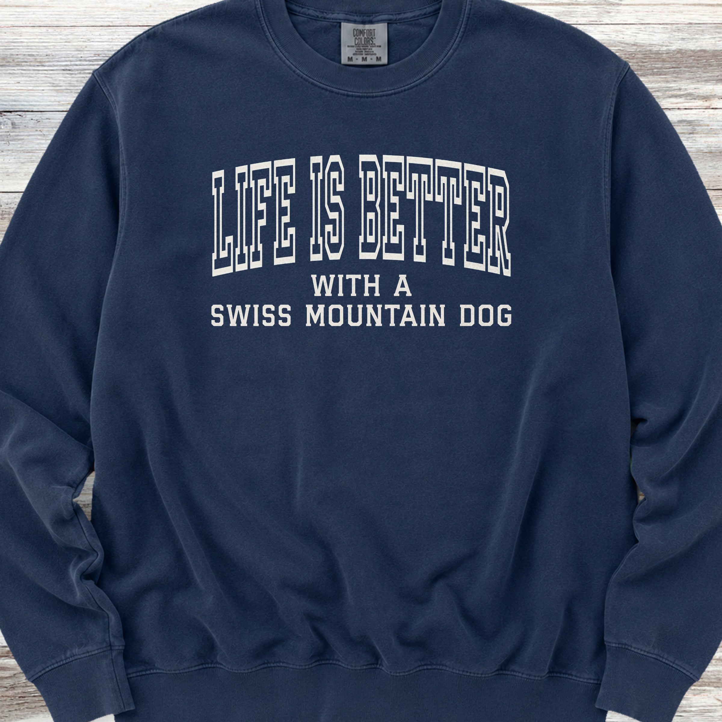 Swiss Mountain Dog Better Sweatshirt - True Navy