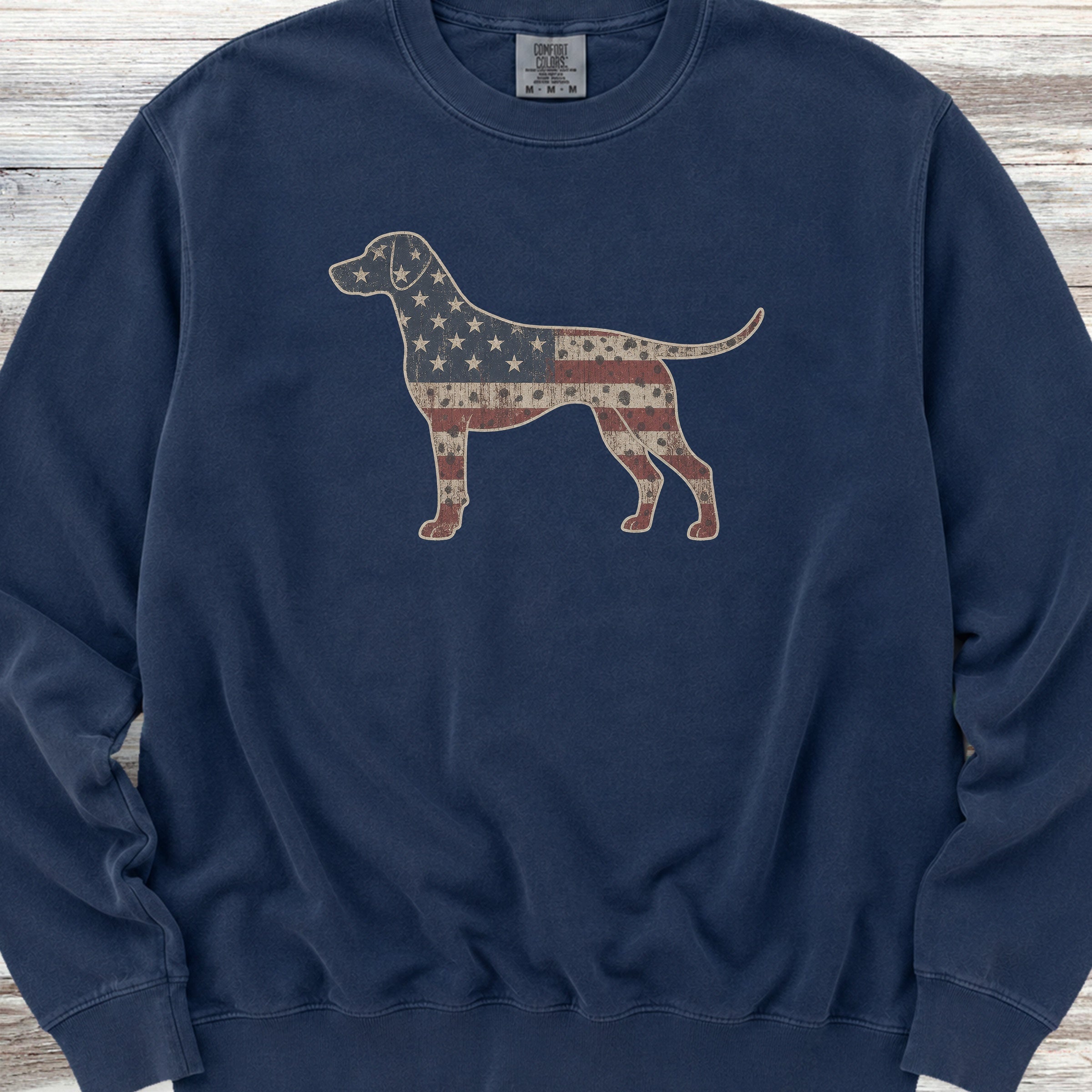 Dalmatian Vintage USA Sweatshirt - True Navy