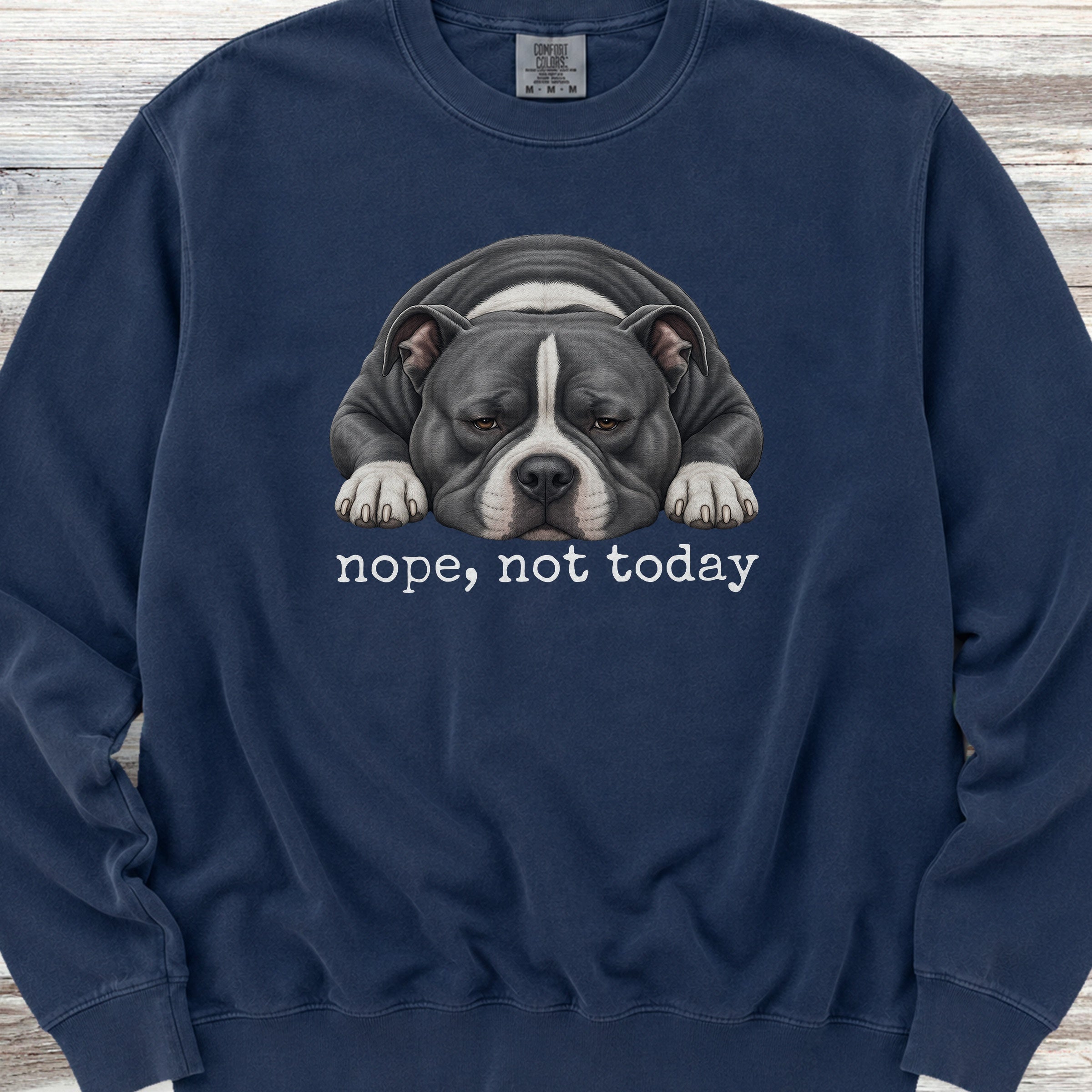 American Bully Nope Sweatshirt - True Navy