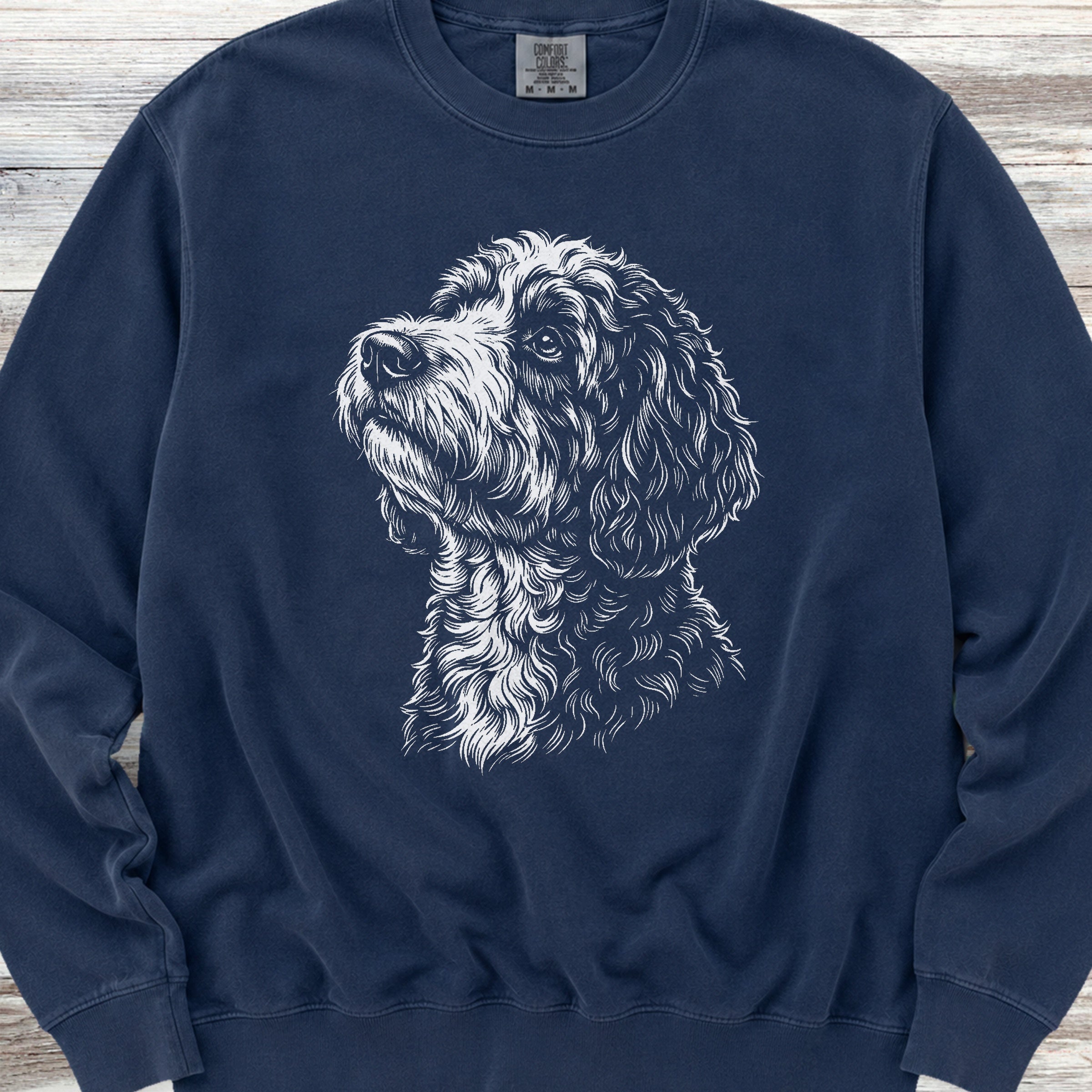 Bernedoodle Loyalty Sweatshirt - True Navy