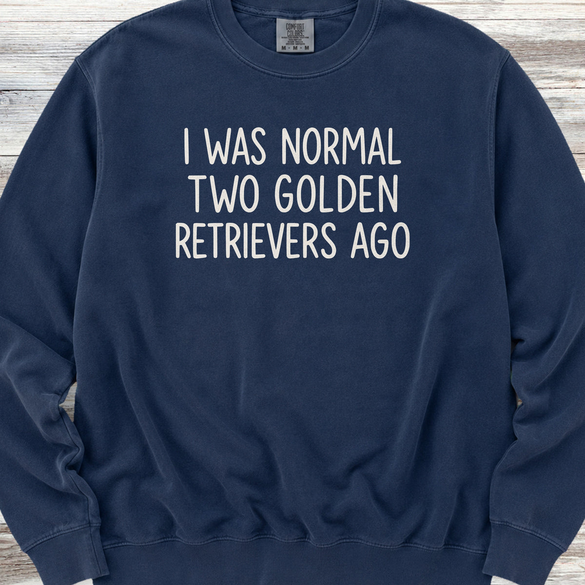 Golden Retriever Normal Sweatshirt - True Navy