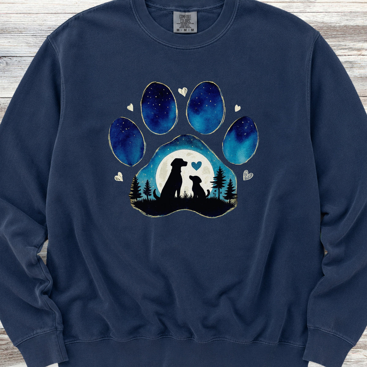 Love You to the Moon Sweatshirt - True Navy