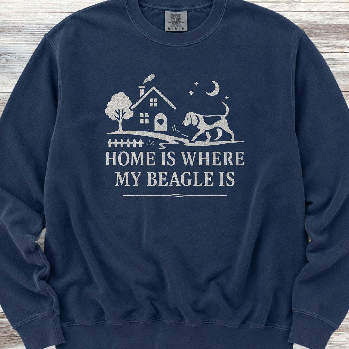 Beagle Home Sweatshirt - True Navy