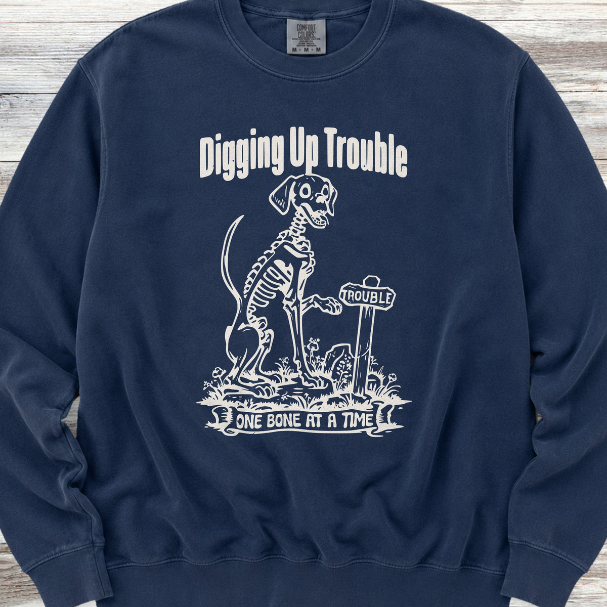 Digging Up Trouble Sweatshirt - True Navy