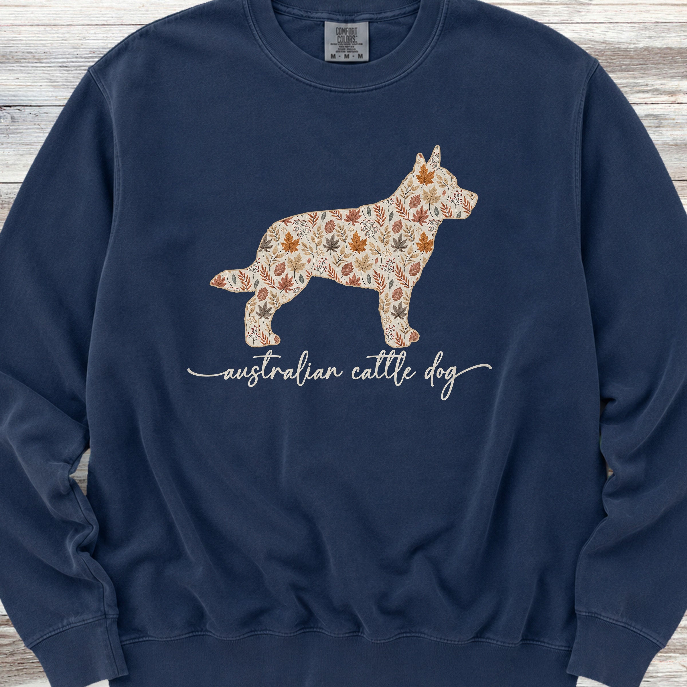 Australian Cattle Dog Fall Sweatshirt - True Navy