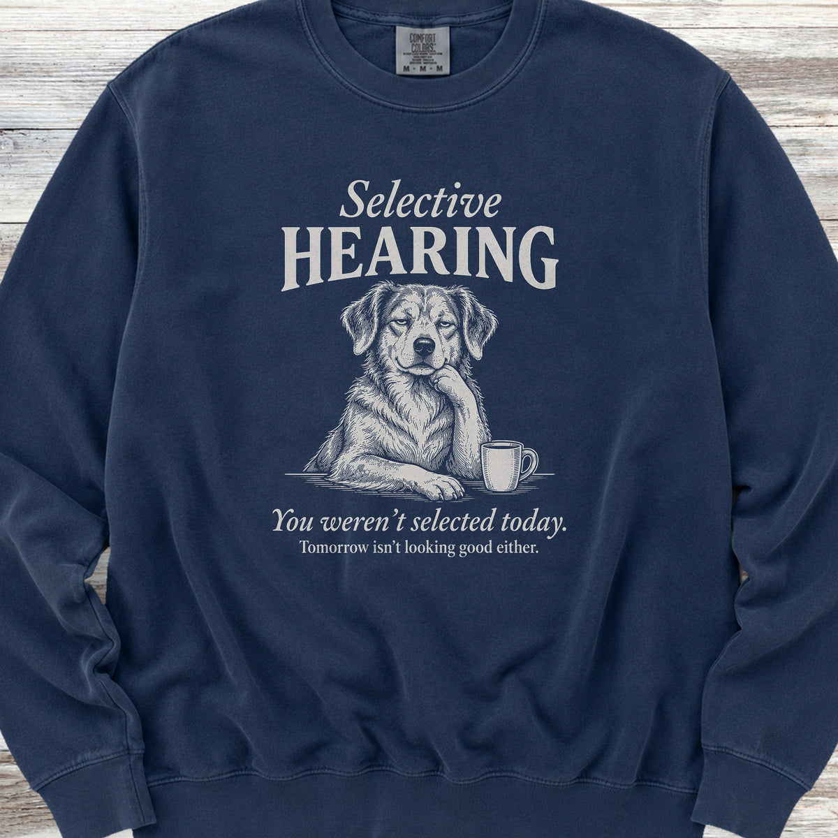 Mutt Selective Hearing Sweatshirt - True Navy