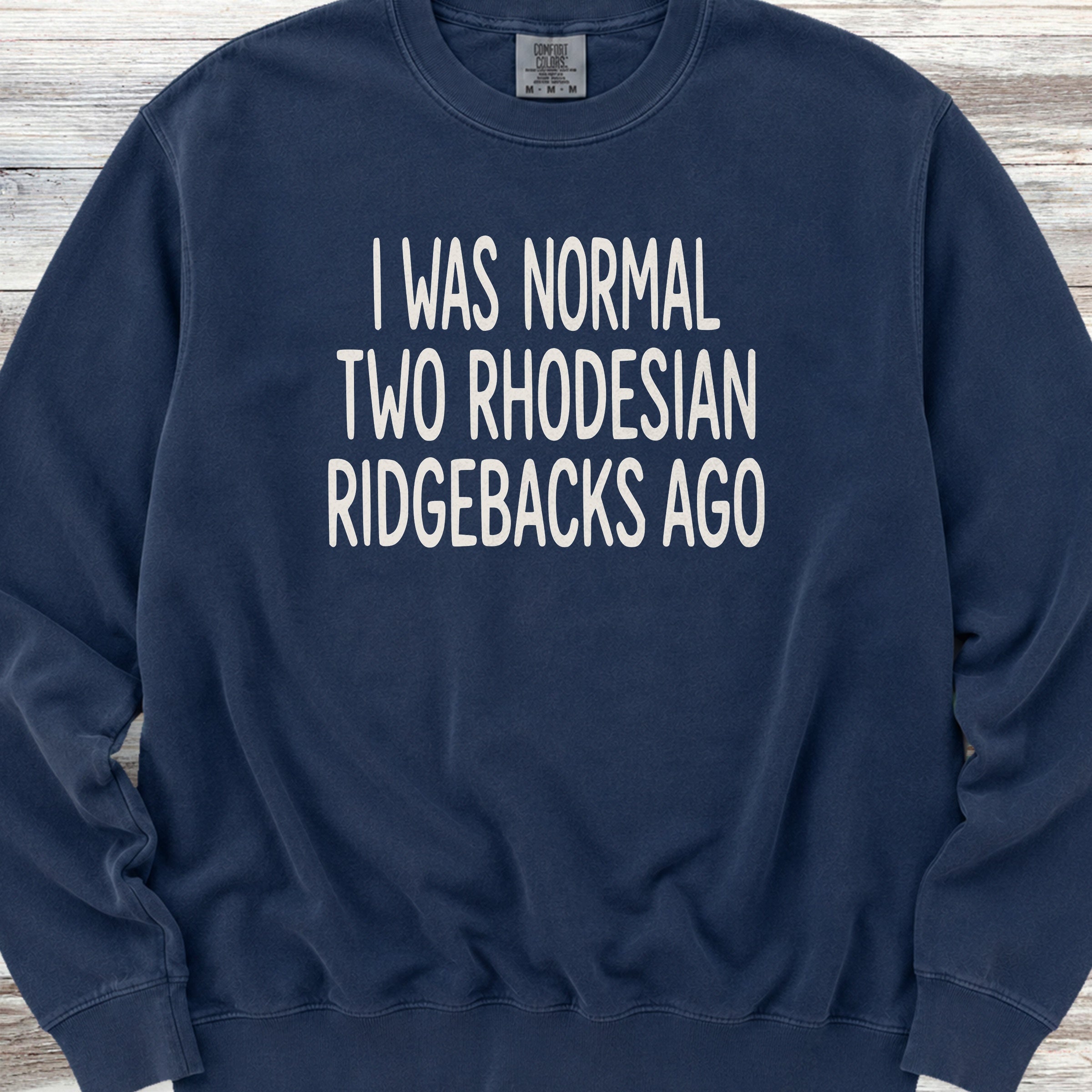 Rhodesian Ridgeback Normal Sweatshirt - True Navy