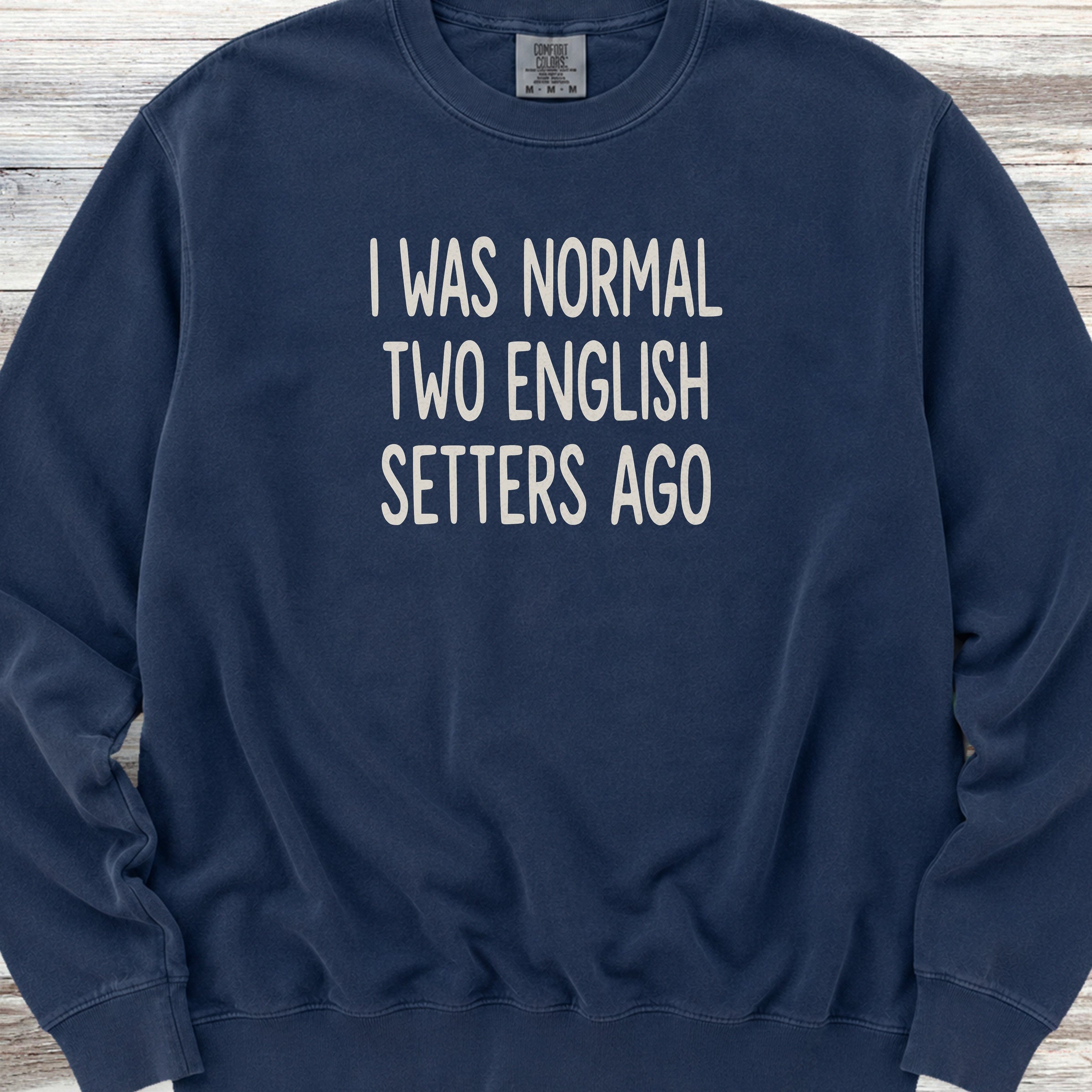English Setter Normal Sweatshirt - True Navy