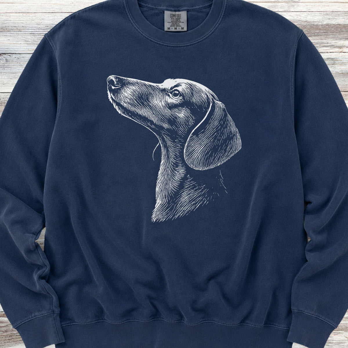 Dachshund Loyalty Sweatshirt - True Navy